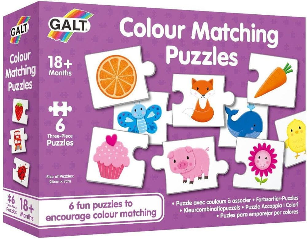 GALT Puzzle - Farby čo k sebe patria